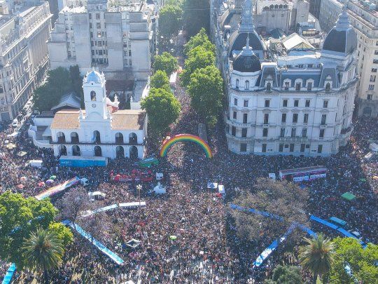 Multitudinaria Marcha Del Orgullo En Buenos Aires