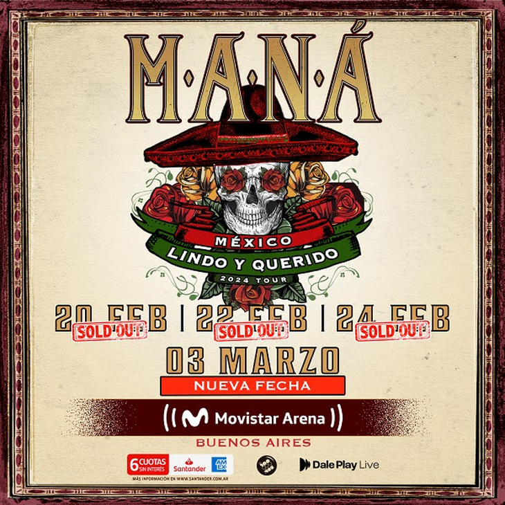 Maná sumó un cuarto show en el Movistar Arena cómo conseguir las entradas