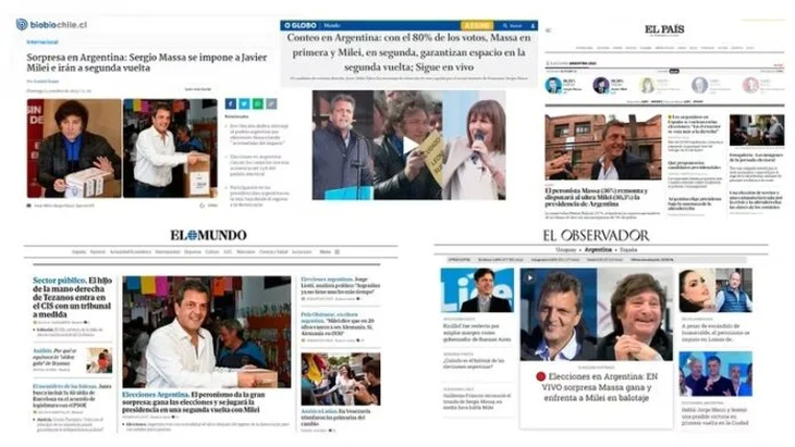 Elecciones 2023 qué dijeron los principales medios del mundo