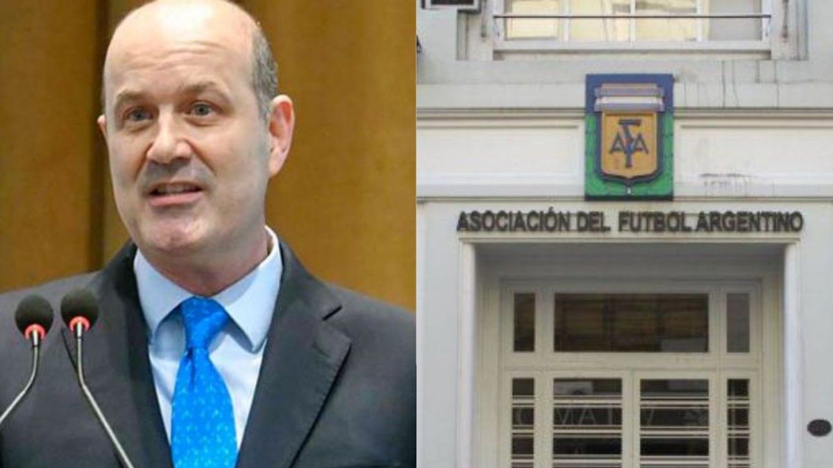 Federico Sturzenegger cargó contra la AFA y exigió el cumplimiento de