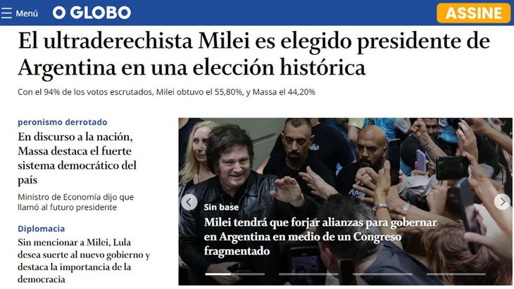 Qu Dicen Los Diarios Del Mundo Sobre El Triunfo De Javier Milei