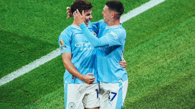 Juli N Lvarez Hizo Festejar Al Manchester City Con Un Golazo