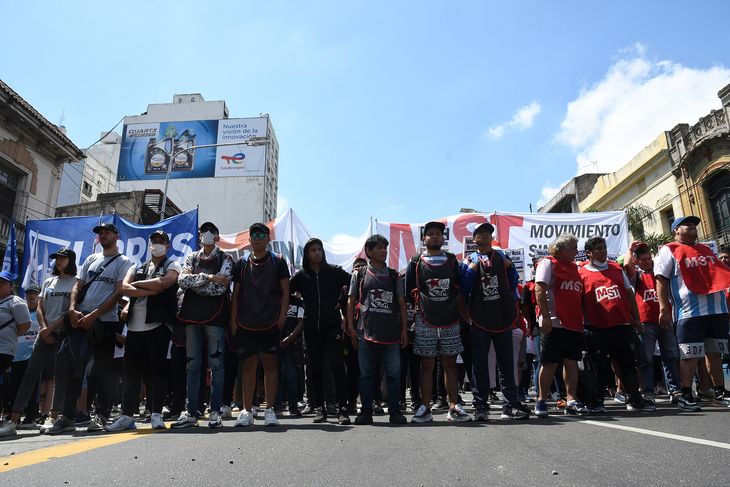 Jornada de protesta con cortes en la Ciudad accesos y resto del país