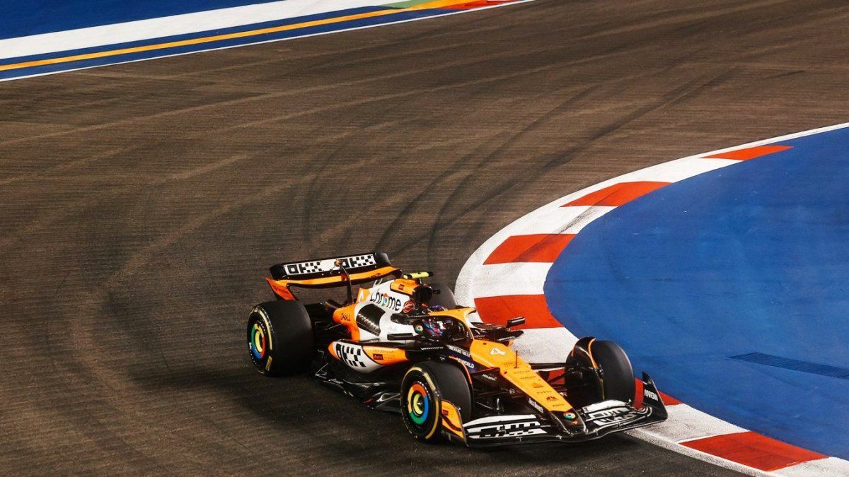 Lando Norris dominó el Gran Premio de Fórmula 1 de Singapur y Sergio