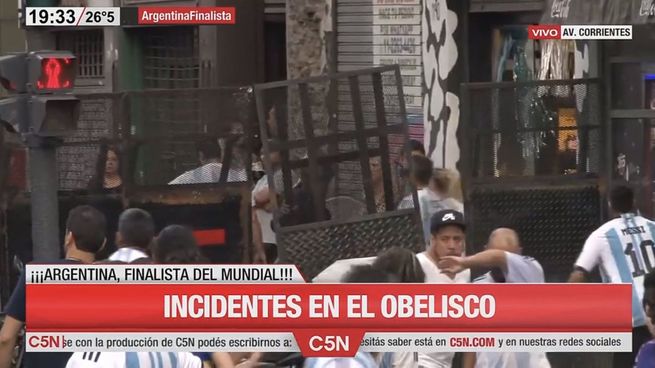 Incidentes Entre Hinchas Y La Polic A De La Ciudad En Los Festejos En