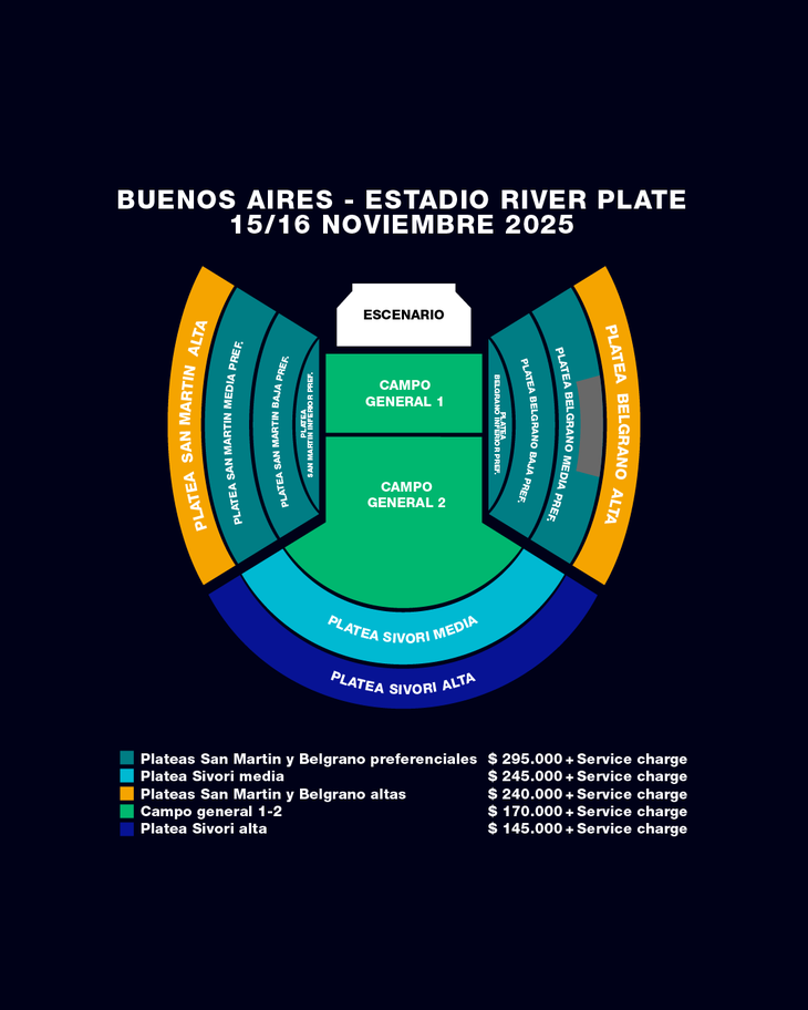 Última oportunidad para ver a Oasis en Argentina liberaron un