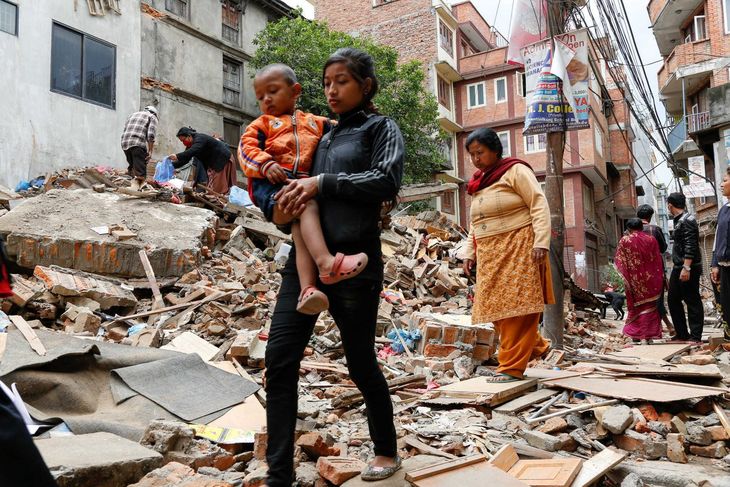 Terremoto En Nepal Deja M S De Muertos Heridos Y Destrozos