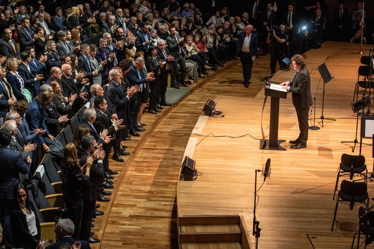 Javier Milei conmemoró a las víctimas del Holocausto y pidió tomar