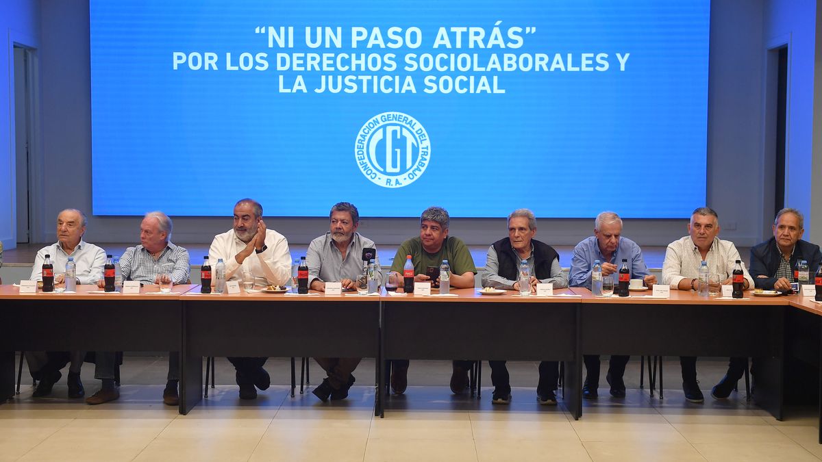 La CGT celebró el freno a la reforma laboral de Javier Milei