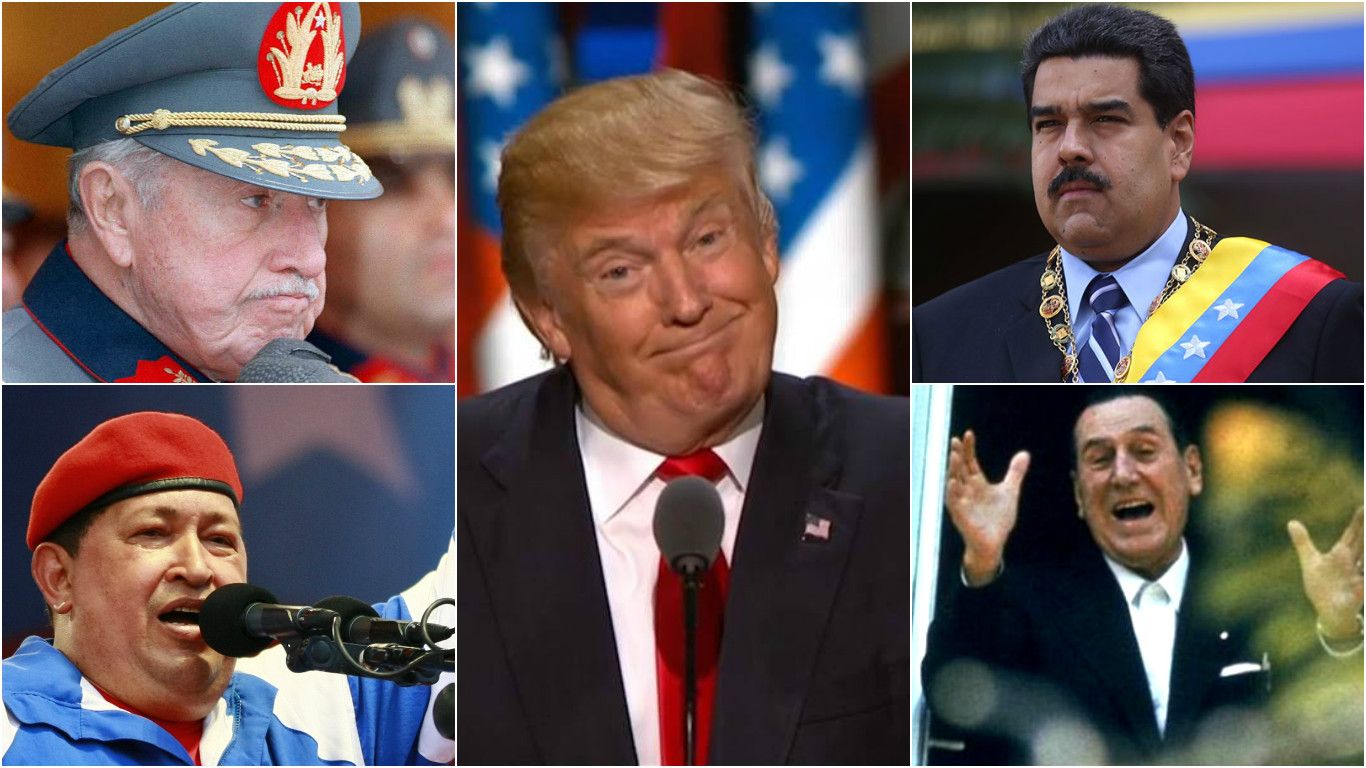 El Washington Post comparó a Trump con Perón, Pinochet, Chávez y Maduro