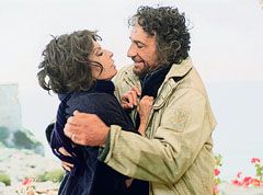 Sophia Loren (en la foto junto a F. Murray Abraham) en la comedia «Demasiado amor».