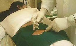 Inyeccion para hernias discales