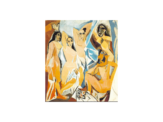 Las «Señoritas de Avignon», ícono del arte moderno pintado por un joven Picasso, a diferencia de Cézanne, a quien David Galenson pone como ejemplo de los artistas que realizaron sus obras más valoradas en sus últimos años de vida.