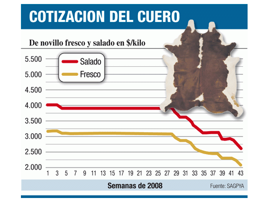 Cae fuerte exportación de cuero y golpea a ganadería