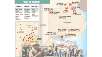 ámbito.com | Gobierno inerme ante la extensión del paro agrario por 48 horas