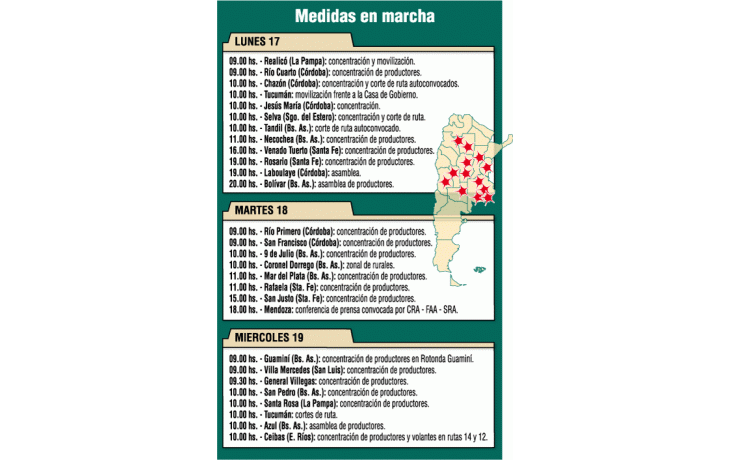 ámbito.com | Con diálogo roto, campo aumenta sus protestas