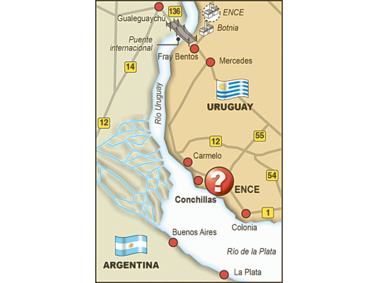 Se complica aun más la relación con Uruguay: pedirían relocalizar ENCE por contaminación