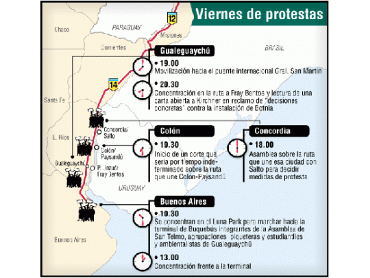 Papeleras: piqueduros copan la protesta en Capital