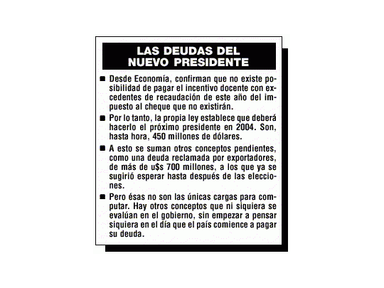 Incentivo docente: lo paga próximo gobierno