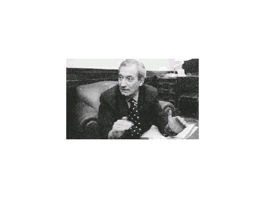 Jorge Agúndez, presidente del bloque radical de senadores