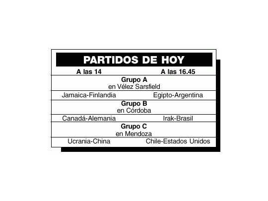 El Sub-20 juega hoy con Egipto