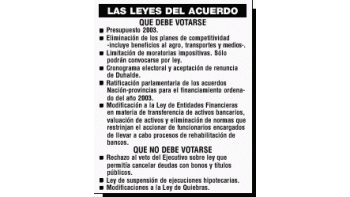 ámbito.com | Frenan mañana por ley blanqueos y moratorias