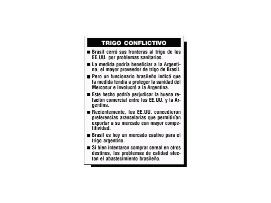 Brasil, obligado a comprar más trigo a la Argentina