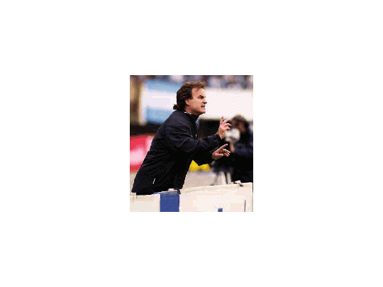 Marcelo Bielsa dio órdenes durante todo el partido