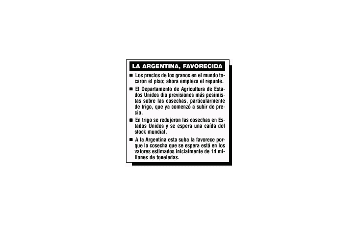 ESPERAN NUEVAS ALZAS EN GRANOS