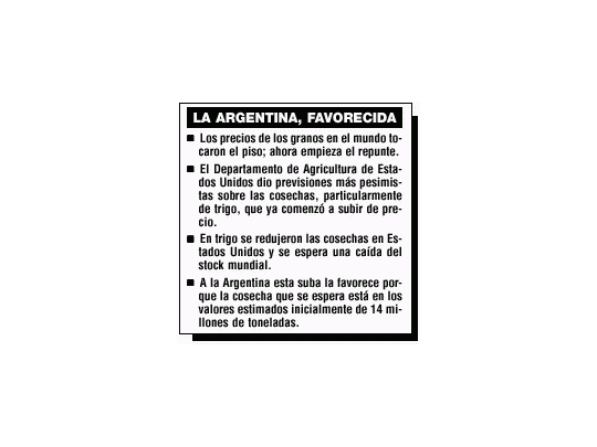 Positivo: suben precios de los granos