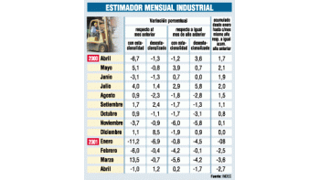 SE RECUPERÓ LA ACTIVIDAD INDUSTRIAL