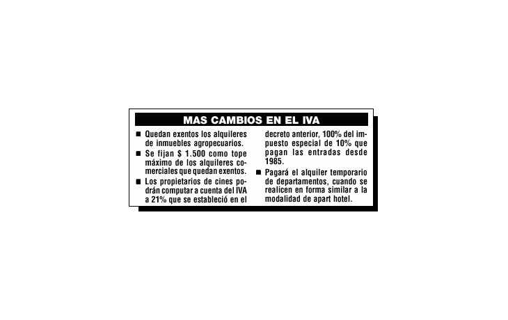NO PAGARÁ IVA EL ALQUILER DE CAMPOS