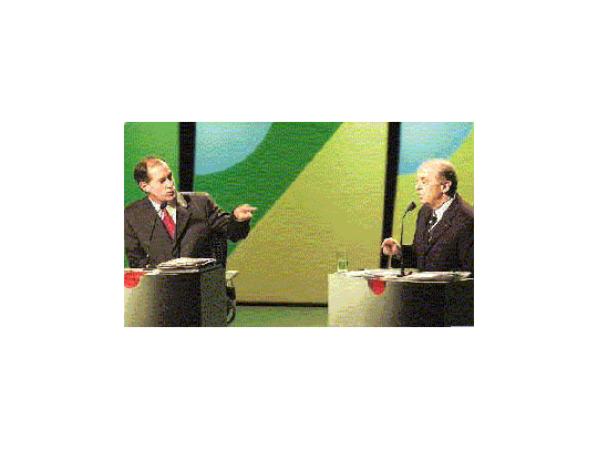 Serra y Ciro Gomes se pelearon por TV