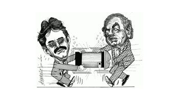 Henoch Aguiar y Francisco Macri