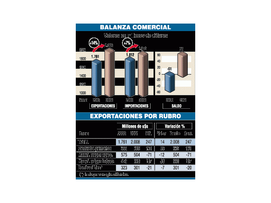 Positivo: subieron fuerte las exportaciones en enero