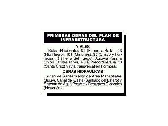 Gobierno preadjudicó ayer su plan de infraestructura