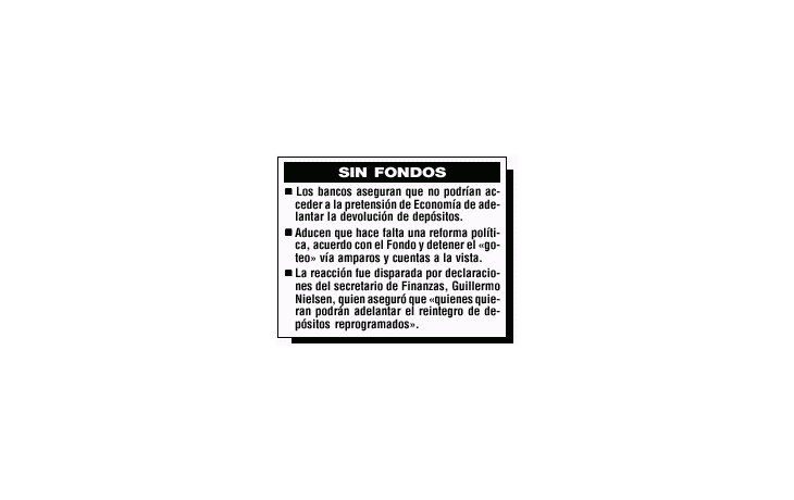 ámbito.com | Depósitos: se agudiza la disputa gobierno-bancos