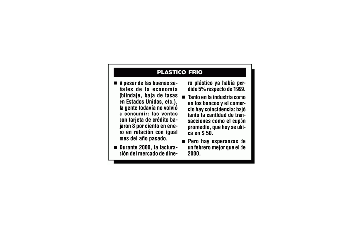 ámbito.com | Las ventas con tarjeta cayeron 8% en enero