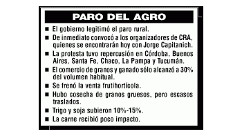 ámbito.com | El gobierno negocia con el campo