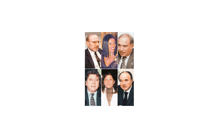 ámbito.com | Mario Blejer (anfitrión) y los diputados PJ invitados de ayer a su almuerzo kosher en el Banco Central: María del Carmen Alarcón, José María Díaz Bancalari, Humberto Roggero, Graciela Camaño y Manuel Baladrón.