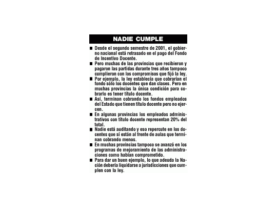 Sorprendentes abusos con incentivo docente