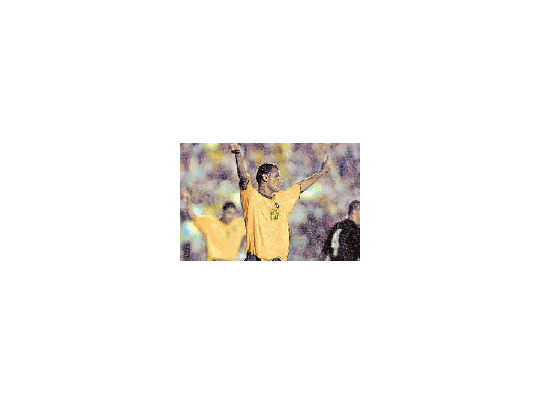 Rivaldo festeja la clasificación