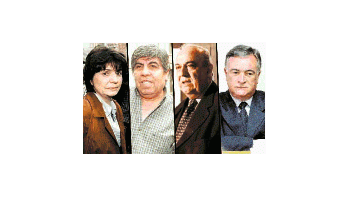 ámbito.com | Patricia Bullrich, Hugo Moyano, Ramón Mestre y José Gabriel Dumón.