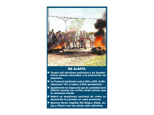 Ya hay control policial por amenaza de cortes (habría poca adhesión)