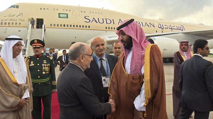 Avión de Mohammed bin Salman