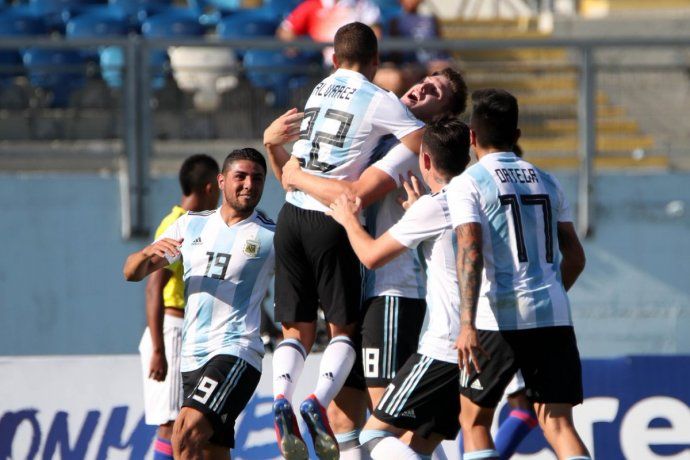 El Sub 20 sufrió en el final, pero le ganó a Colombia y sigue en carrera rumbo al Mundial