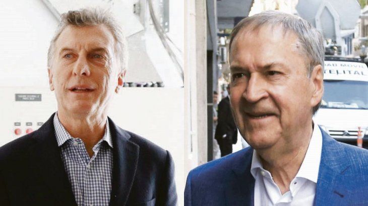 Mauricio Macri y Juan Schiaretti Mauricio Macri y Juan Schiaretti