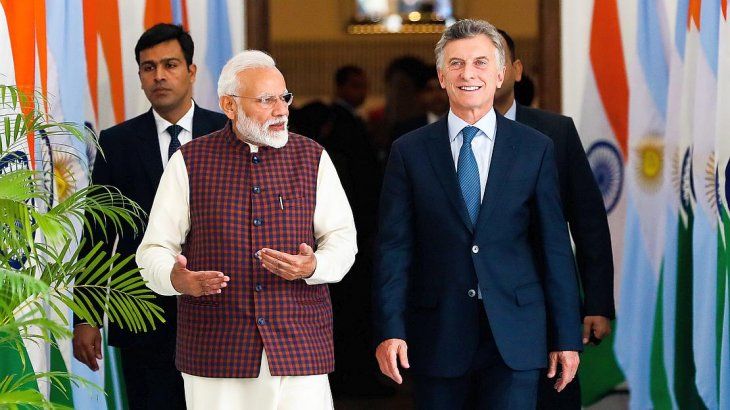 Macri se reuniÃ³ con el premier indio y con empresarios y los invitÃ³ a invertir en Argentina