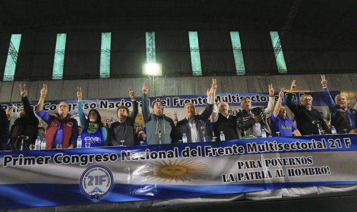 <p>Plenario nacional del 21F en el microestadio de Atlanta donde se aprobó el programa de 21 puntos. </p>