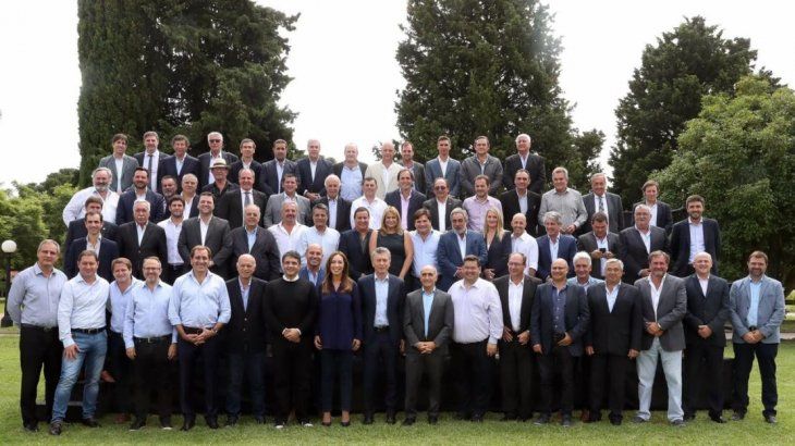Macri y Vidal reunieron a los jefes comunales oficialistas Macri y Vidal reunieron a los jefes comunales oficialistas